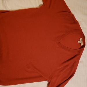 Large Mens Cashmere Burberry V-neck sweater